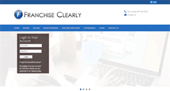 Desktop Screenshot of franchiseclearly.com